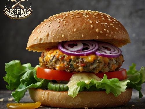 Crispy and Delicious Vegetarian Vegetable Burger