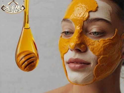ماسك الكركم والعسل والليمون لنضارة البشرة