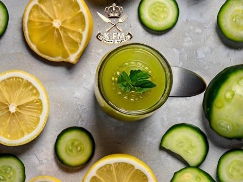 عصير الليمون والخيار