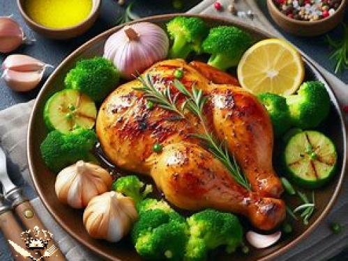 Butter-Garlic Roasted Chicken