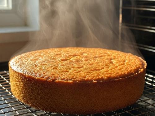 أسهل وصفة كيك برتقال بالفانيليا والبيض والسكر مع طبخ حلويات شهية