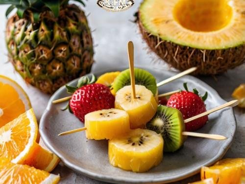 saveur des fruits rôtis à la noix de coco