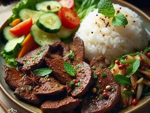 Pan-fried Liver with Oriental Spices