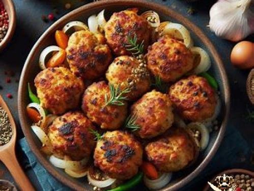 Boulettes de poulet panées