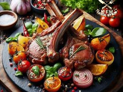 Grilled Lamb Rack with Traditional Hatti Marinade