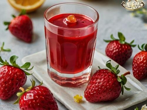 Boisson naturelle à base d'hibiscus et de fraise: une source de vitamines et d'antioxydants