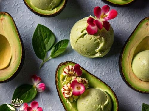 Recette de crème glacée crémeuse à l'avocat