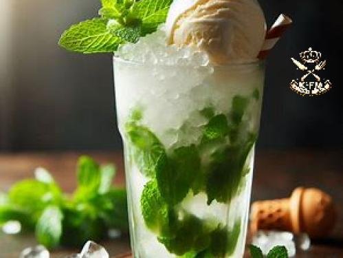 Mint Mojito Ice Cream Float