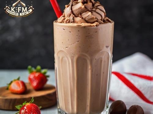 Milkshake frappé à la Nutella