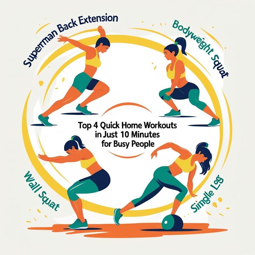 Burn Fat Fast 4 Easy Home Exercises for Busy Schedules