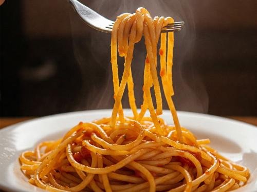 Spaghetti avec de la Viande Frite - Méthode de Préparation