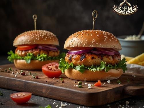 Recette facile de hamburger de poulet aux épices savoureuses