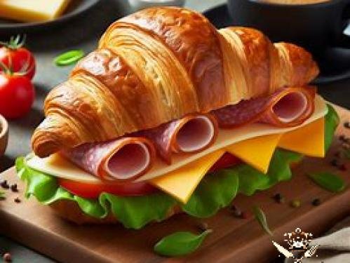 Delicious Cheese and Luncheon Meat Croissant Recipe