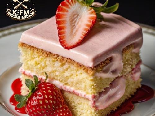 Fluffy Strawberry Sponge Cake