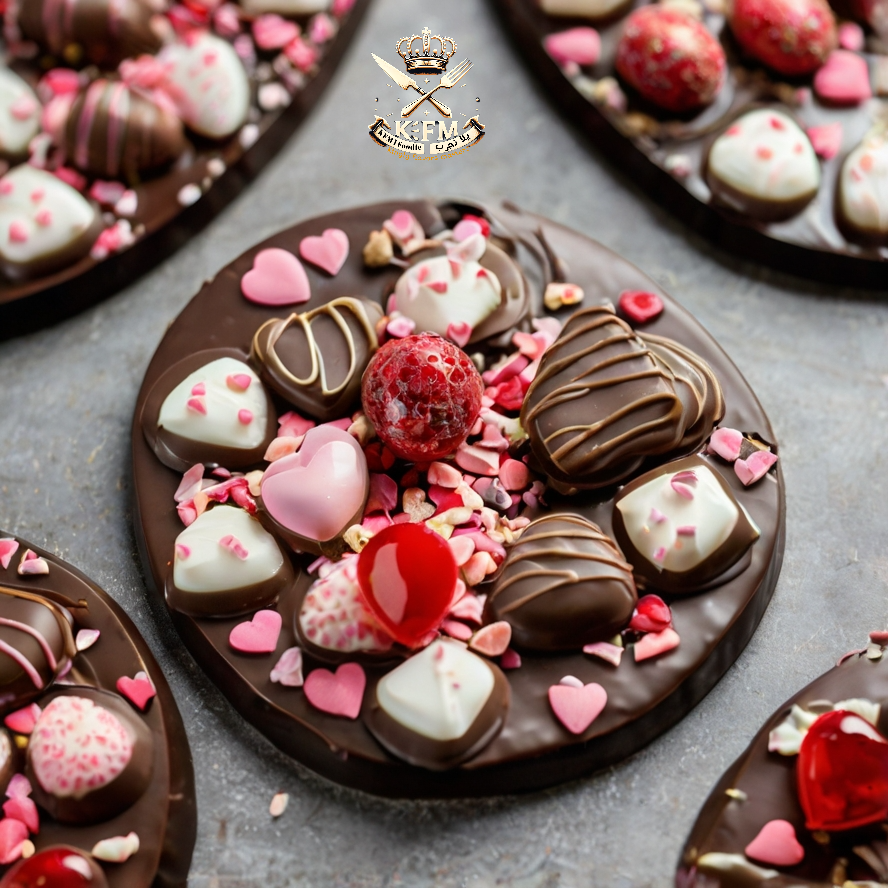 Valentine's Day Chocolate Bark Recipe (Easy-1