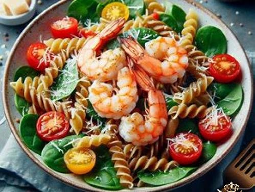 Diet-friendly Shrimp Pasta